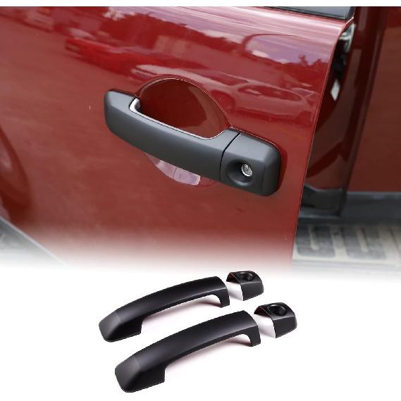 Aunginsy Car Exterior Door Handle Protective Trim Cover Compatible with Toyota FJ Cruiser 2007-2021 Car Outer Door Handles Cover Exterior Door