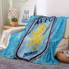 Aston Villa Crest Design Flannel Blanket, Soft Polyester, Modern Design, All-Season for Camping, Travel, Gifts for holidays or birthdays