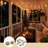 Decorative Woven Ball String Lights - 10 Pack for Indoor Outdoor Patio Decor (Battery Not Included)