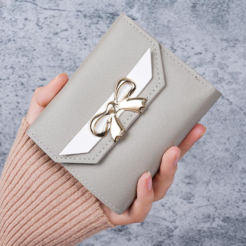 Women's Bag Bow Short Women's Wallet Mini Portable Small Bag