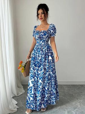 High-End Zomerjurk in Franse Stijl - Dames Sling, Zachte Mode