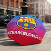 1 PC Automatic Folding Umbrella-Barcelona Football Club Pattern, Portable & Foldable Design with 8 Ribs, Christmas Birthday Gifts
