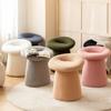 Scandinavian Creative Changing Shoes Wearing Shoes Stool Small Bedroom Lambswool Makeup Stool Bed Stool Sitting Pier