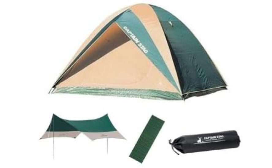 

Captain Stag (CAPTAINSTAG) Captain Stag CS Crescent Tent Tarp Set for 2 UZ-13202