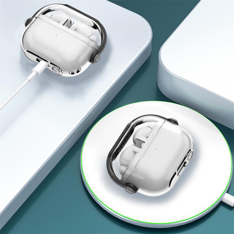 For Samsung Galaxy Buds3 FE () / Buds3 Pro () / Buds 3 Earphone Cover with Hook Headphone Bags For Galaxy Buds 3 FE