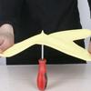 Miaojie 30cm Schwerlast-Latex-Arbeitshandschuhe