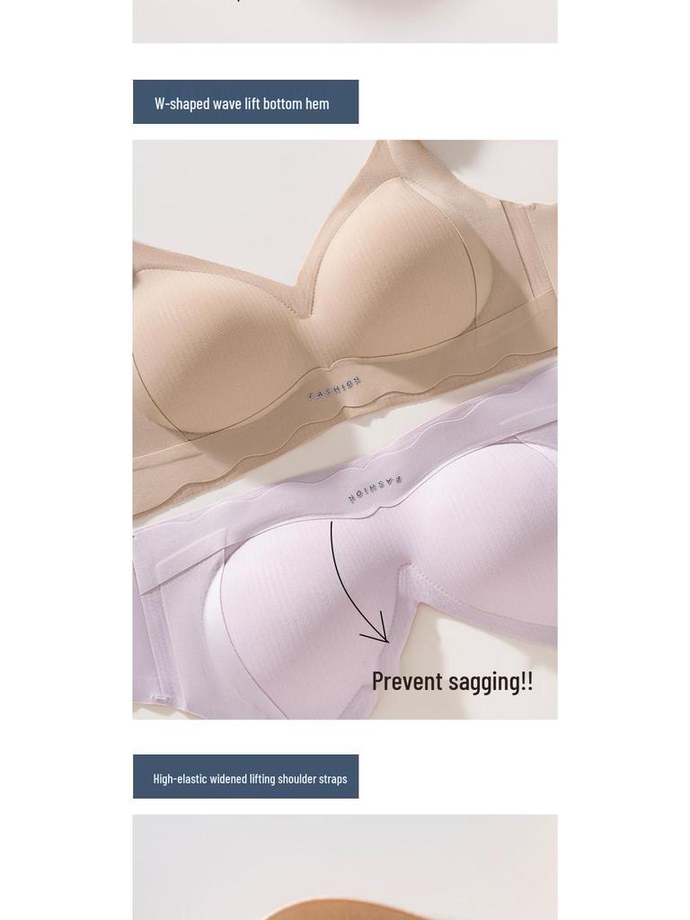 Wireless Push-up Bra with Palm Cup Support, Side Control & Beautiful Back Design for Women