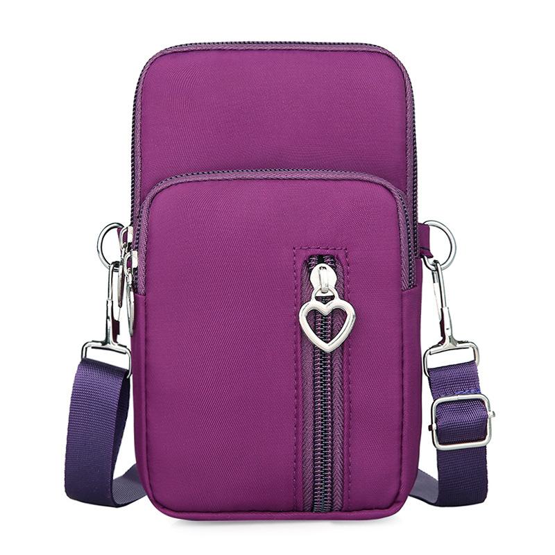 Large Screen Portable Mobile Phone Bag Spring and Summer Mini Small Bag Female Messenger Bag Mobile Phone Bag Change Bag Neck Cloth Bag