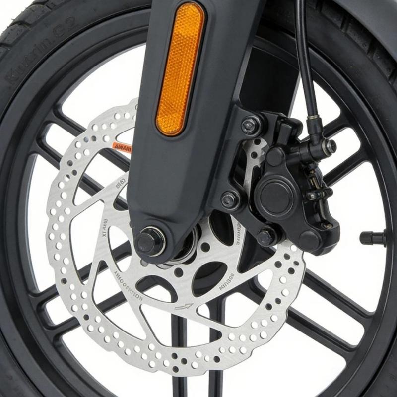 Rotori Freni a Disco per Monopattino Durata Componente Disco Freno Monopattino Elettrico Accessori Per Migliora Sicurezza e Controllo