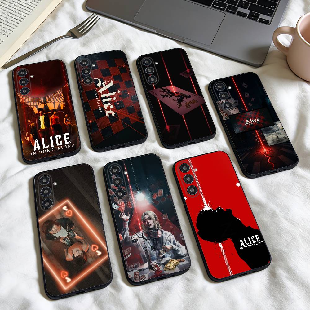 Hot TV Alice In Borderland Phone Case For Samsung Galaxy A73,A72,A71,A70,A53,A52,A51,Others Soft Black Shell