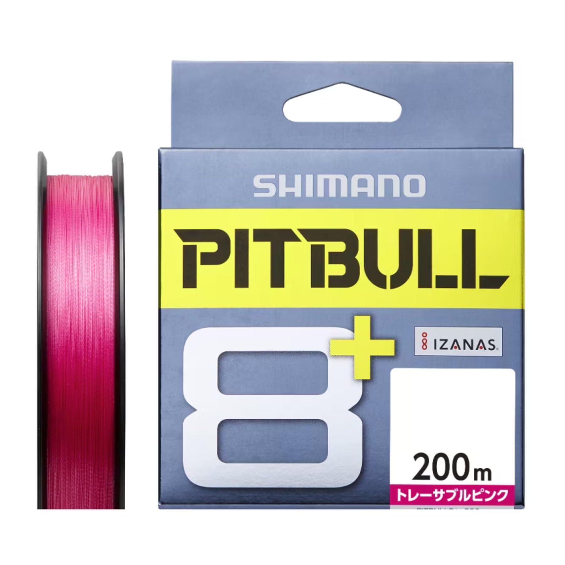 Shimano Pitbull PE Line 200m Traceable Pink 8+ LD-M61T #1 (23.1lb)