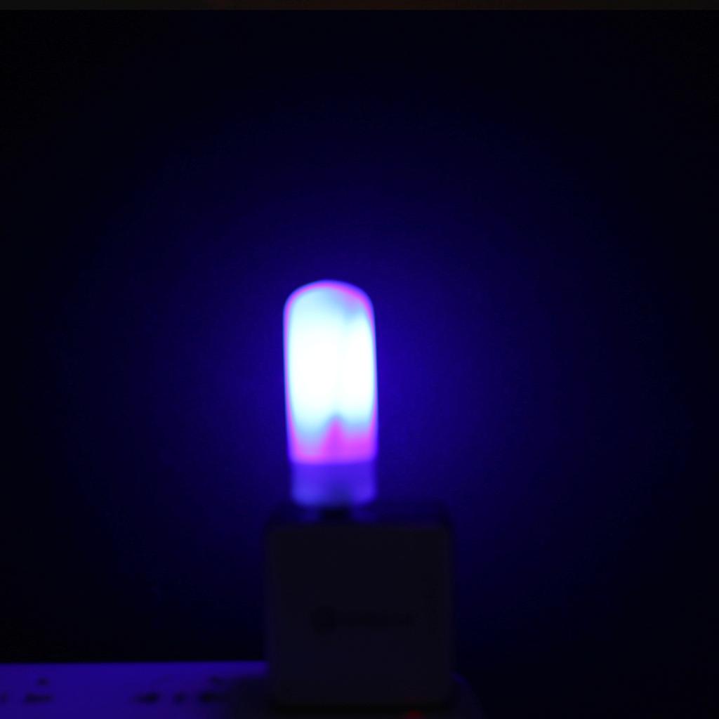 Portable USB LED Night Light 5V 1W LED Filament Light Bulb Multicolor Mini  Reading Lamp Eye Protection for Bedroom Study