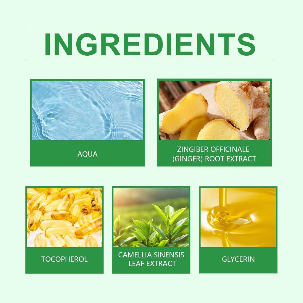 West&Month Ginger Hair Care Spray, strengthens hair, prevents thinning, frizz, repairs hair roots, reduces dandruff, and helps prevent hair loss  30ml