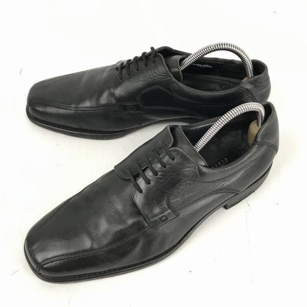 

Germany Lloyd Heavy Leather Swirl Moc 26.5 Black Business Dress Shoes(USED)