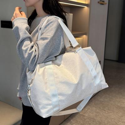 Fashionable and Simple Outdoor Travel Bag To Play Large Capacity Hand Luggage Bag Dry Wet Separation Sports and Leisure Fitness Bag