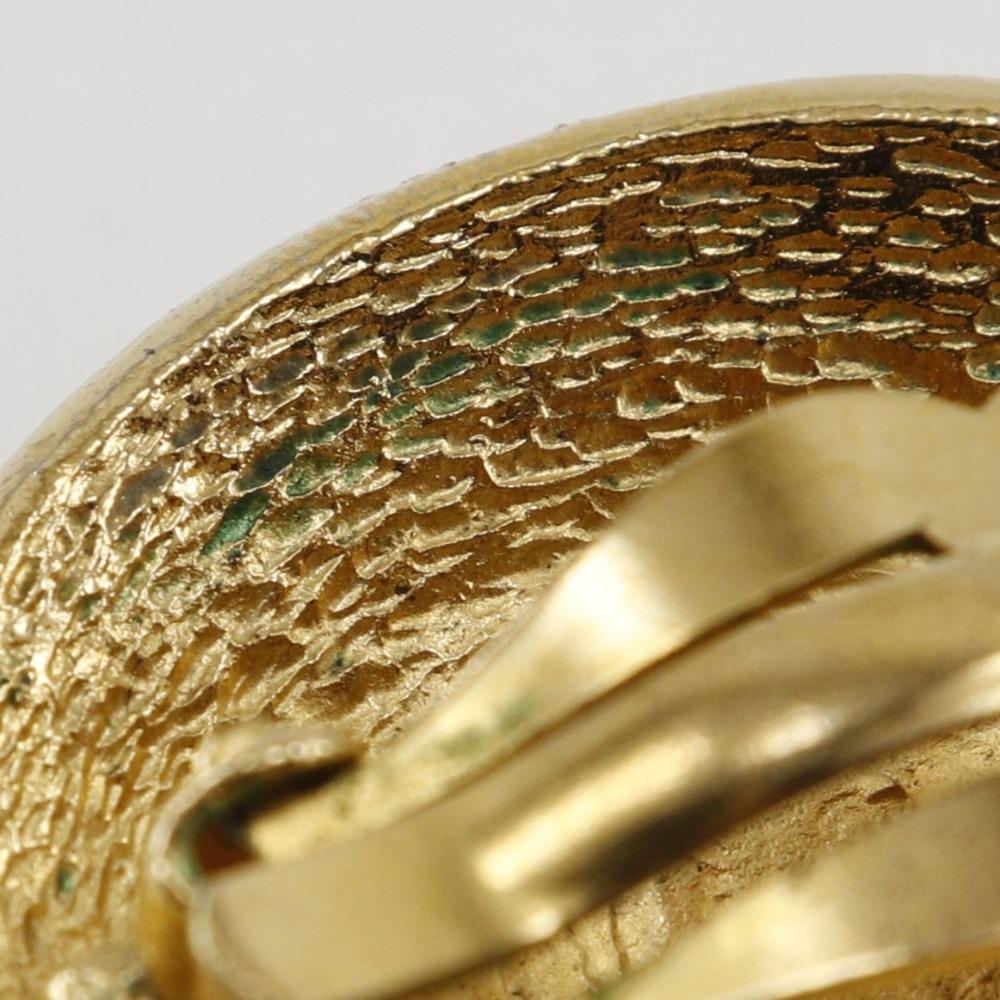 Chanel Kolczyk COCO Mark 31 RUE CAMBON vintage Pozłacany 30g Damski Używany