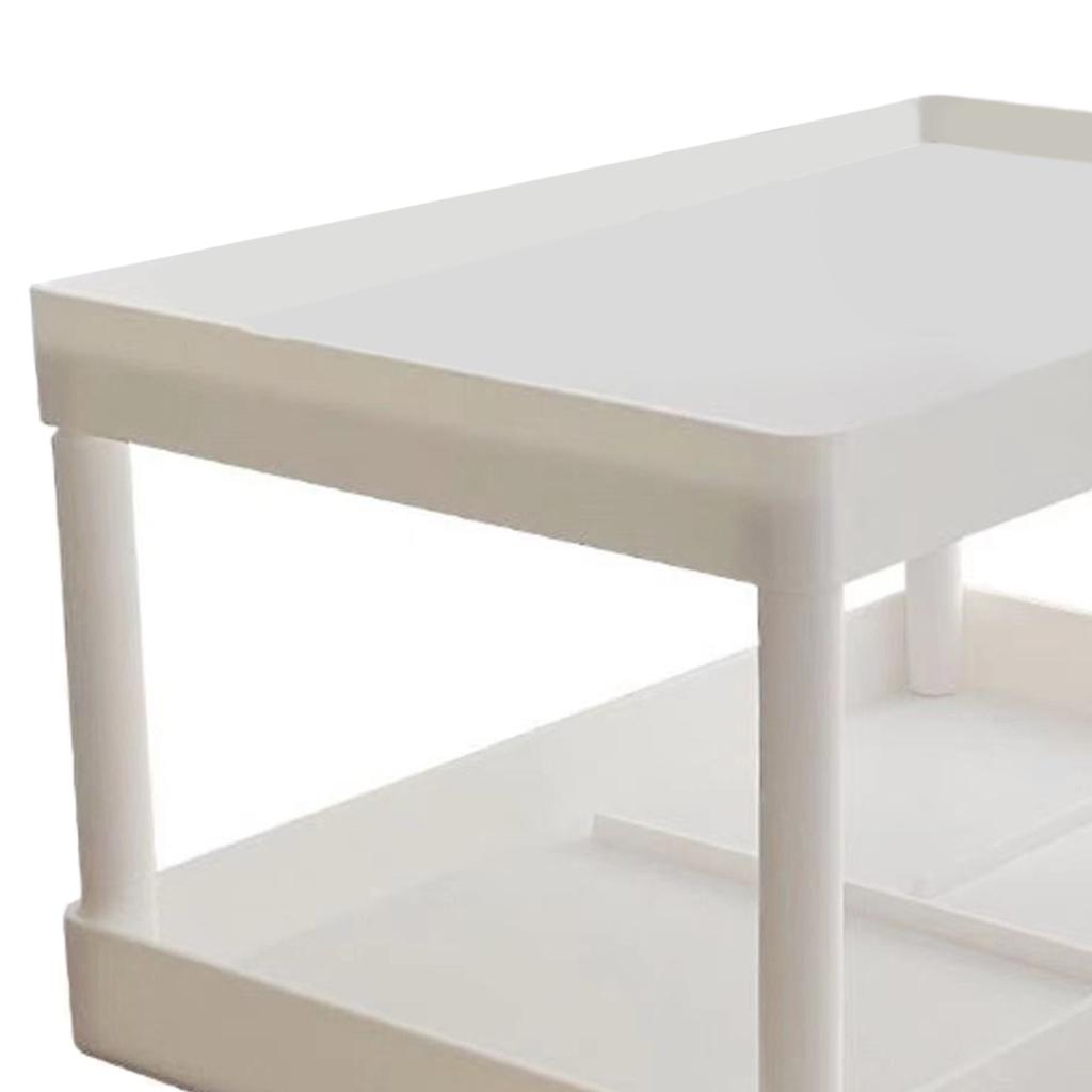 Makeup Stand 2 Layer Organizer Bedroom Office Student Dormitories Desktop Debris Storage Rack Small