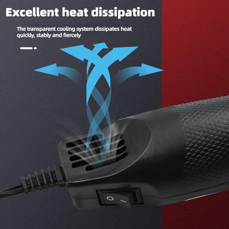 DIY Mini Hot Air Gun Hot Air Welding Station Car Cling Film Welding Temperature Air Gun Electric Blower Shrink Tube 220V