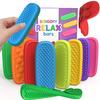 Silicone Sensory Strip Fidget Toys Kids  Decompression Calming Fidgeting Toy Adults Stress Desk Anxiety Relief Sensory Toy