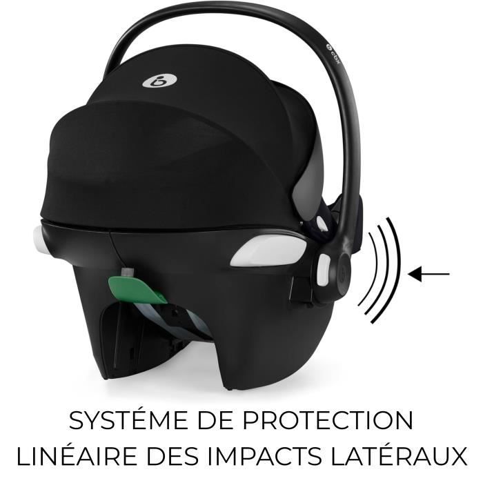 Car Seat Aton B2 I-size Cbx by Cybex - 45 To 87 Cm - Birth Up To 13 Kg - Up To 2 Years - Base One Included - Volcano Black