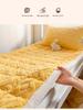 Winter Milk Velvet Mattress Topper for Dorms - Thick Coral Fleece Pad for Single Beds