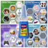 1/2pcs 401 Strong Transparent Adhesive Plastic Wood Metal Glass Artificial Leather Nail Art Multi-purpose Universal Adhesive 4