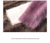 Women's Winter Soft Cashmere Knit Sweater - Round Neck, Silhouette Design