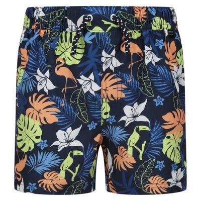 Childrens/Kids Skander II Tropical Swim Shorts
