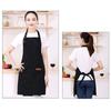 Oil Resistant Kitchen Apron With Triple Adjustable Button Easy Clean Waterproof Polyester