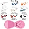 Carcasă Dură de Călătorie co2CREA pentru Căști Wireless cu Conducție Osoasă Shokz OpenRun Pro 2/Mini/Swim/Move cu Ureche Deschisă (Roz)