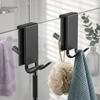 Stainless Steel Shower Door Hook Heavy Duty No Drill Door Mount Hook Sturdy Rustproof Bathroom Organizer Hook Towel Hanging