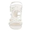 Salvatore Ferragamo Florenza X Slingback Heel Sandals White
