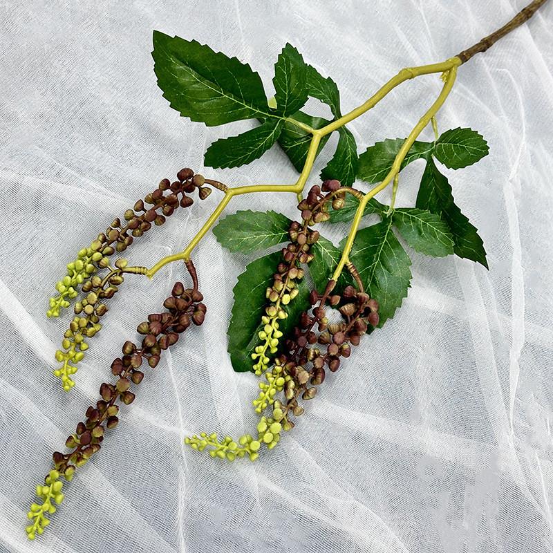 Soft Silicone Artificial Greenery Wall Hanging Decorative For Party Celebrations And Home Decor