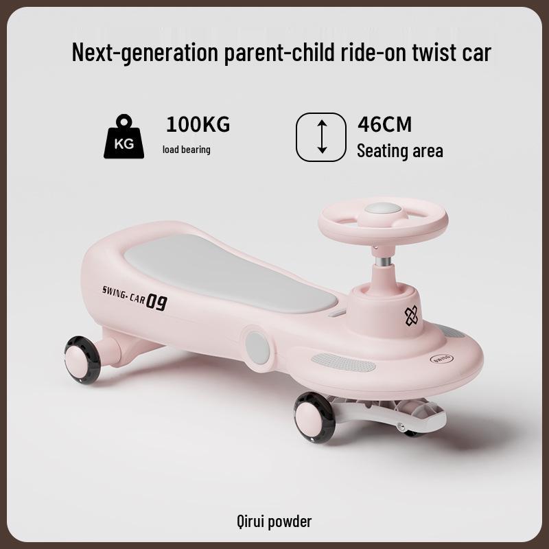 

Детская машина-каталка с удлиненной ручкой для толкания и защитой от опрокидывания для веселья родителей и детей - Подходит для взрослых