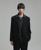 NONBLANK Wool Flannel Loose Fit Jacket_Black