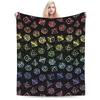 DND D&D Dragon Retro Blankets Quality Warm Soft Throw Blanket Winter Girls Boys Couch Chair Sofa Bed Aesthetic Bedspread