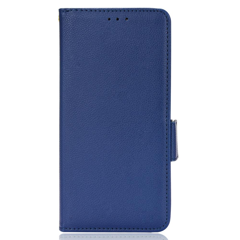 

Litchi Texture Scratch Resistant Phone Case PU Leather Folio Flip Wallet Cover with Stand for Samsung Galaxy A53 5G Red