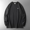 Leisure Foreign Trade Export Order Pure Cotton Long Sleeve T-shirt