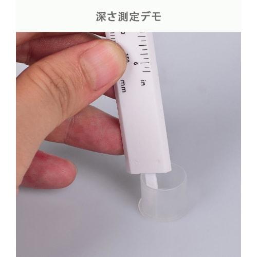 Plastic Vernier Caliper, 15cm, Measures Inner and Outer Diameters and Depths. Lightweight and Portable, with High Precision and Rust-resistant Propert