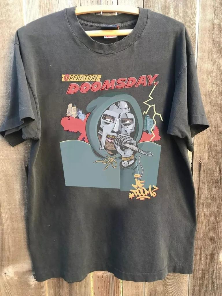 MF Doom Operation Charcoal Color T shirt short sleeve Unisex tee Vtg S-5XL