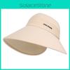 Wide Casual Summer Brim Hat Soft Ice Silk With Letter Design For Safety Sun