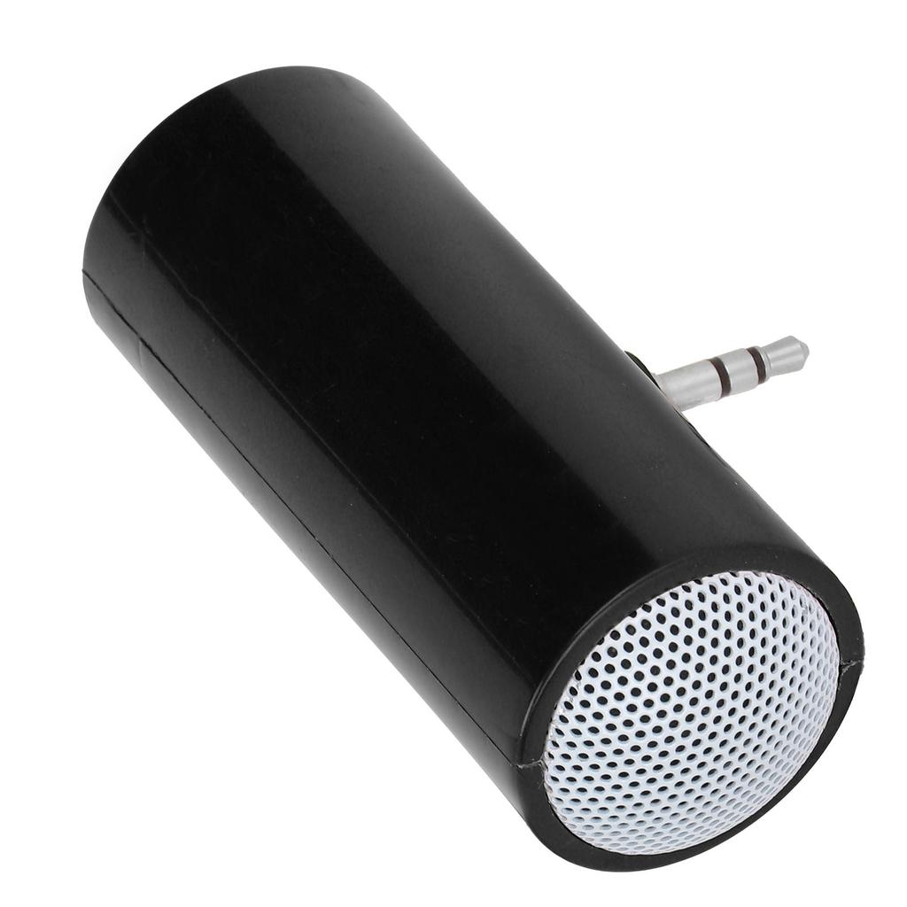 3.5 mm Jack Stereo Mini Speaker Portable Wireless Plug in Speaker for Mobile Phones and TabletsBlack