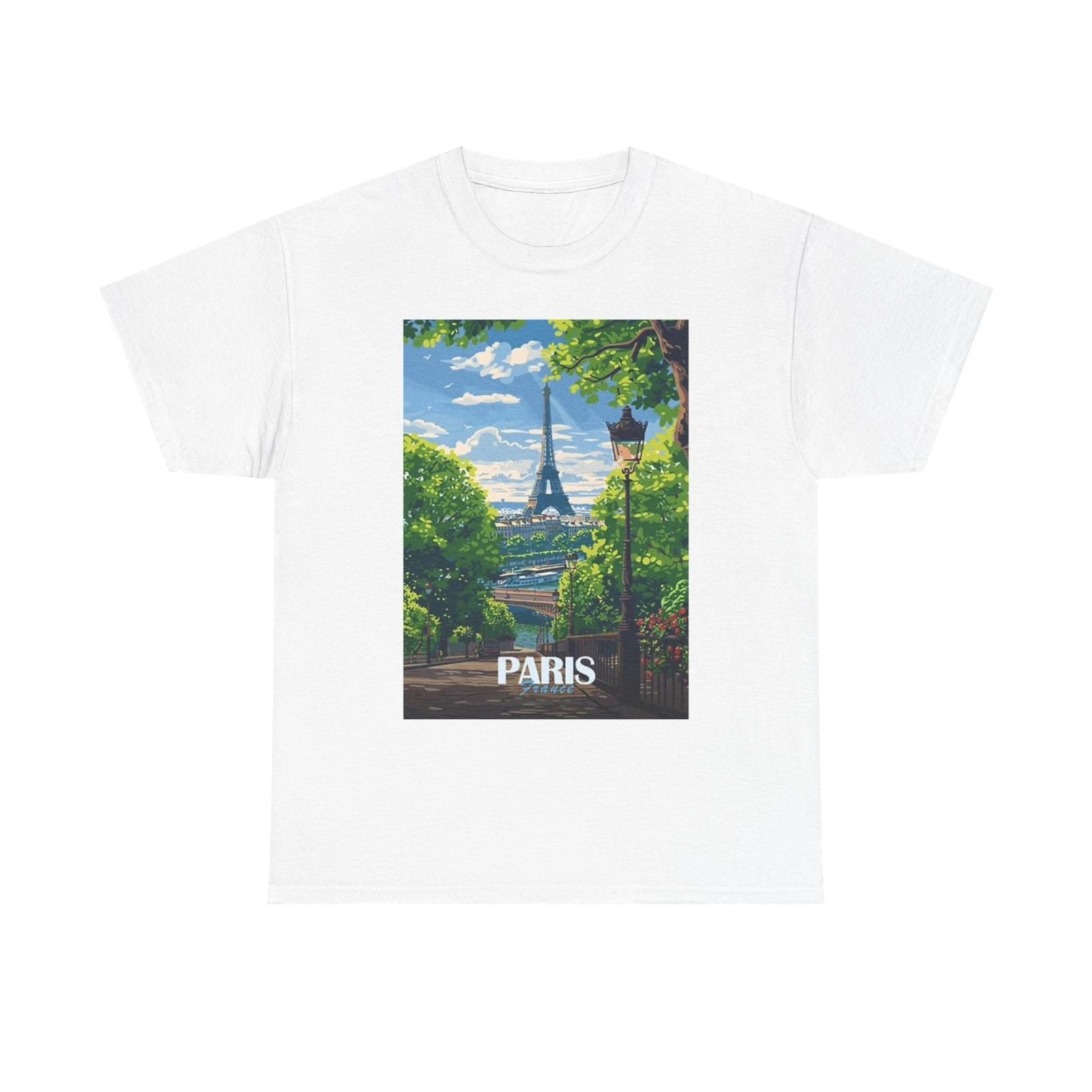Men s and Women s T-shirts Paris France Eiffel Tower M