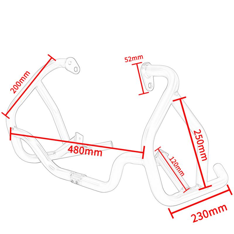 For Tiger 900 GT Rally Pro 2020 2021 2022 2023 Lower Crash Bar Engine Guard Motorcycle Stung Cage Bumper Protector Accessories
