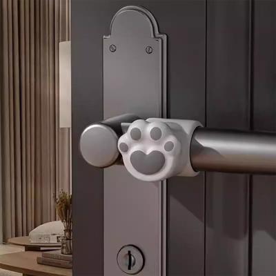 Bumper de Porte Fleur en Silicone Sans Adhésif Butée de Poignée de Porte Protecteur Mural Amortisseur Souple Butées de Porte Coussinet Anti-collision Décoratif