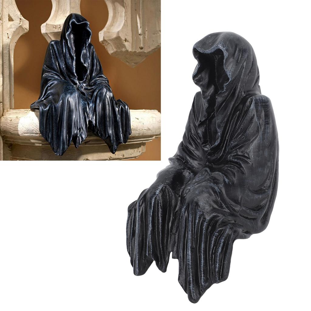 Decorazioni Giardino Esterno Resina Halloween Scultura Statua da Giardino per Casa Statuette Ornamenti Esterni Cortile Patio Prato