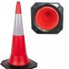 Heavy 75 Cm Traffic Cone Warning Post Reflective Cones