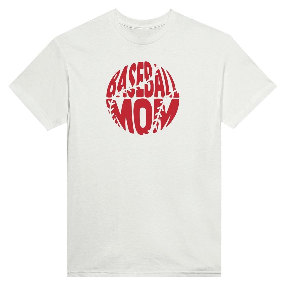 Baseball Mom 100% Cotton Crewneck T-shirt Unisex T-Shirt XL