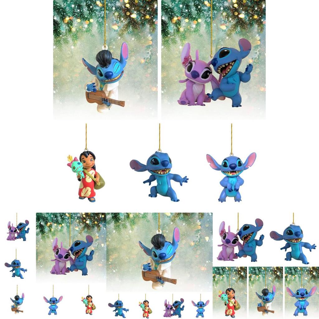 Niedlicher Cartoon Acryl Weihnachtsbaumschmuck Für Heim- Und Autodekorationen