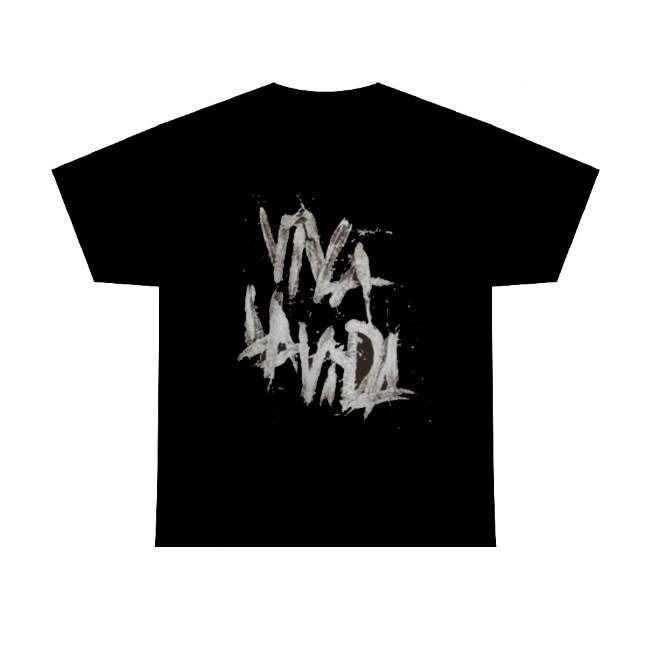 Coldplay Viva La Vida T-Shirt Black S-3XL COTTON Men And Women S